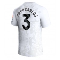 Camiseta Aston Villa Diego Carlos #3 Segunda Equipación Replica 2023-24 mangas cortas